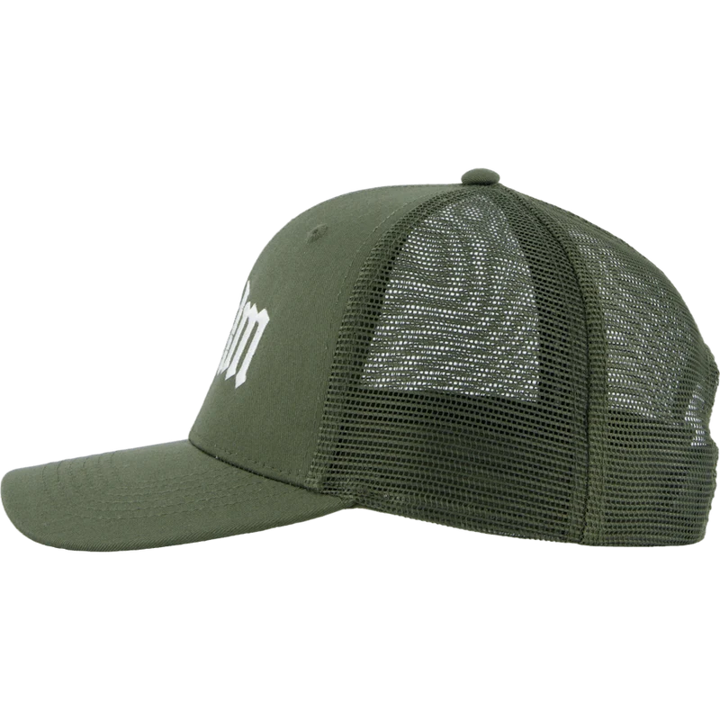 Sthlm Classic 6 Panel Trucker Olive/white