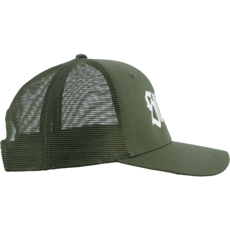 Sthlm Classic 6 Panel Trucker Olive/white