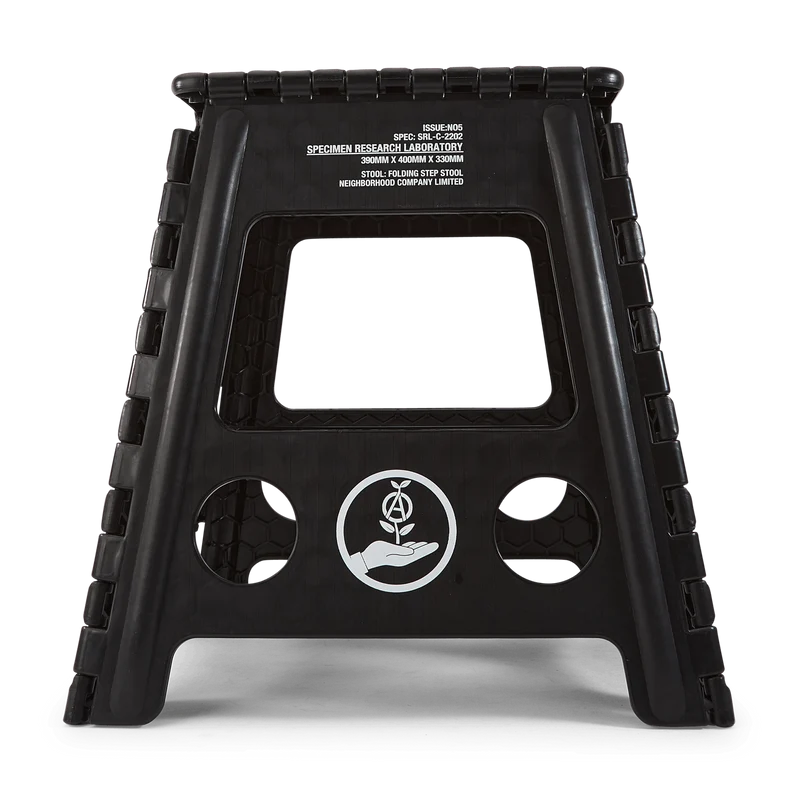 Srl Folding Stool-l . Pp Black