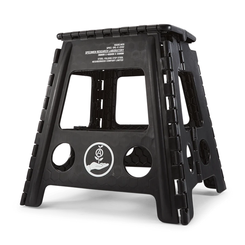 Srl Folding Stool-l . Pp Black