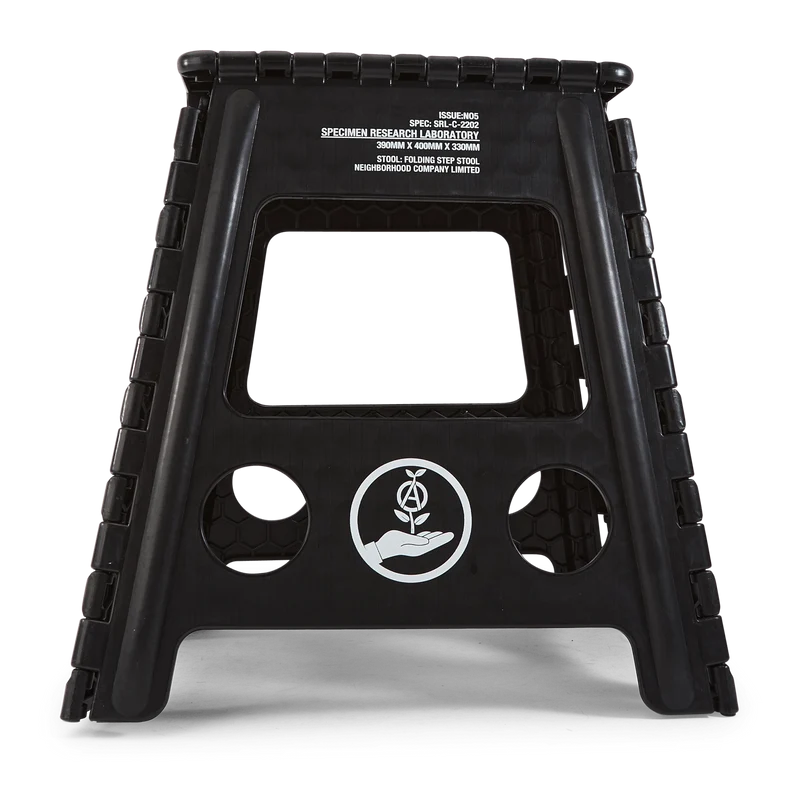 Srl Folding Stool-l . Pp Black