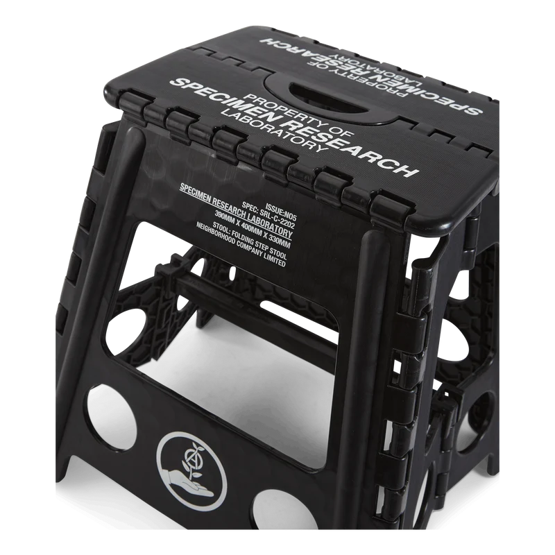 Srl Folding Stool-l . Pp Black