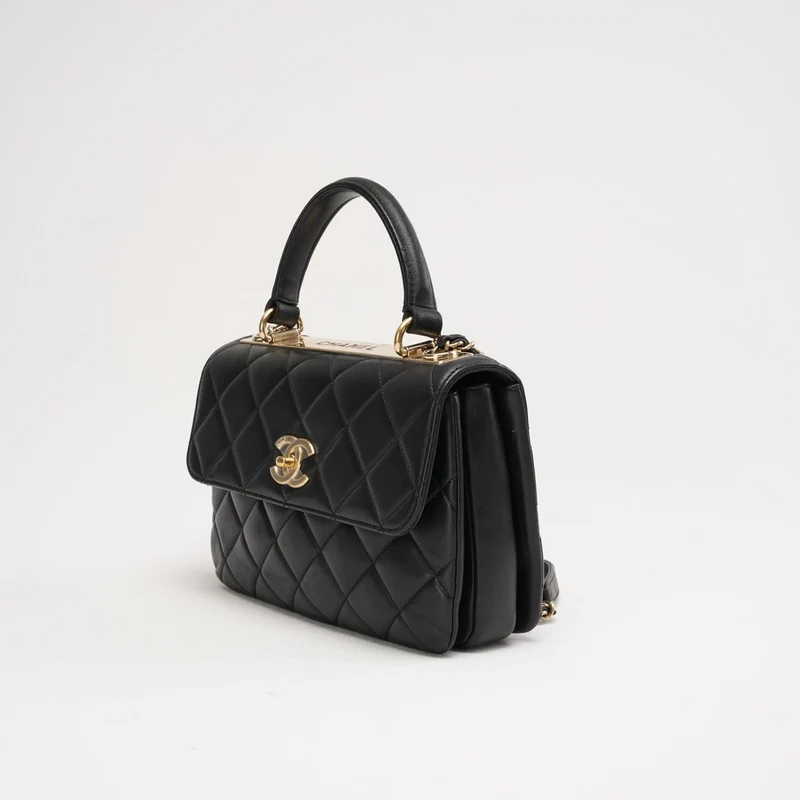 Chanel Medium Trendy CC Lamb Black 2018