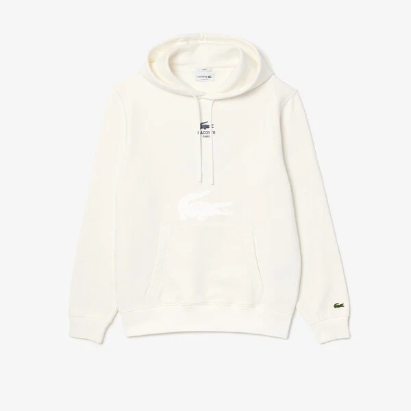 Print Hoodie White 70v