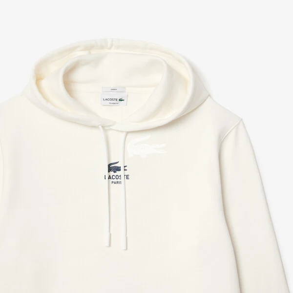 Print Hoodie White 70v