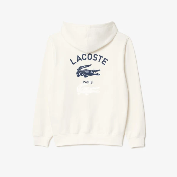 Print Hoodie White 70v