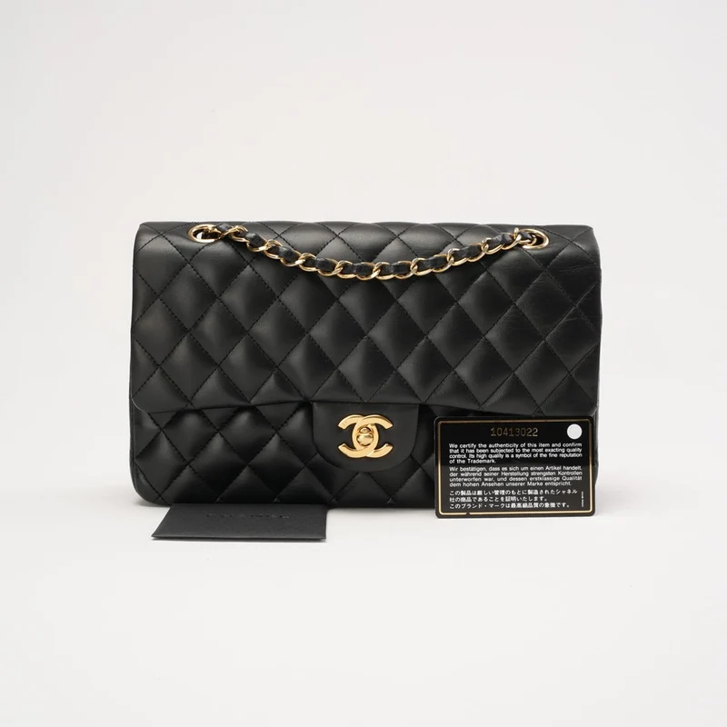 Chanel Timeless Vintage Medium Double Flap Lamb 2006