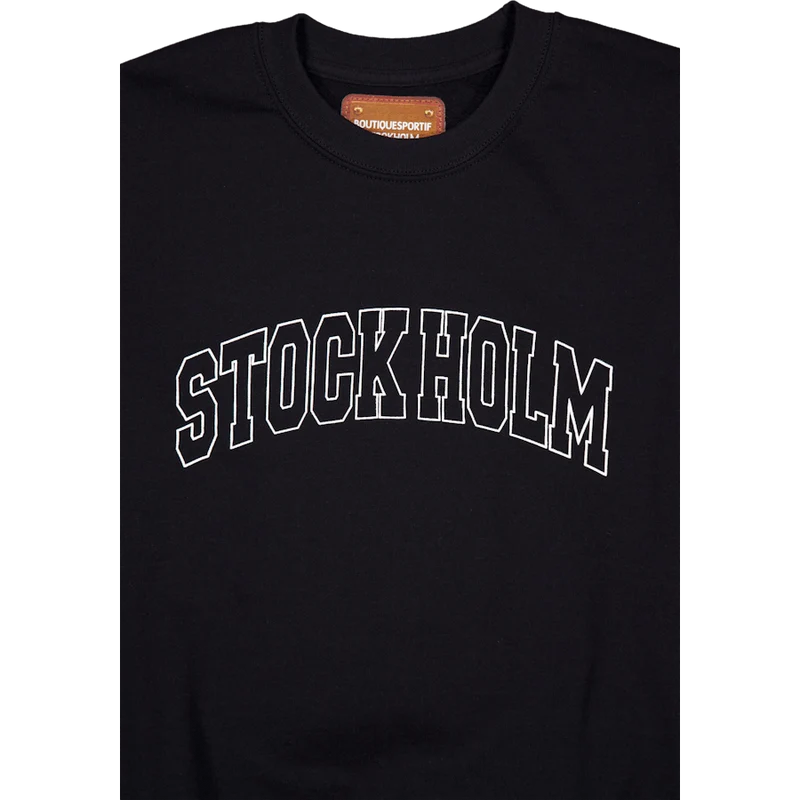 Stock Holm Crewneck Black