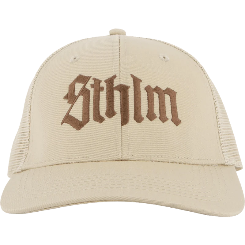 Sthlm Classic 6 Panel Trucker Sand/brown