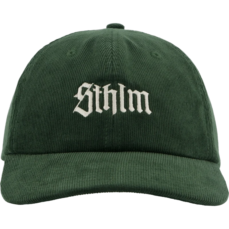 Sthlm Corderoy Dudecap Green/cream