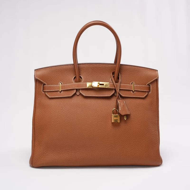 Hermes Birkin 35 Togo Golden Bag 2011