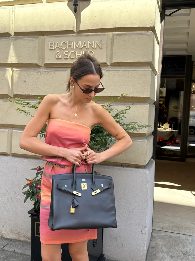 Hermès Birkin 35 Sellier Epsom Leder Schwarz 2014