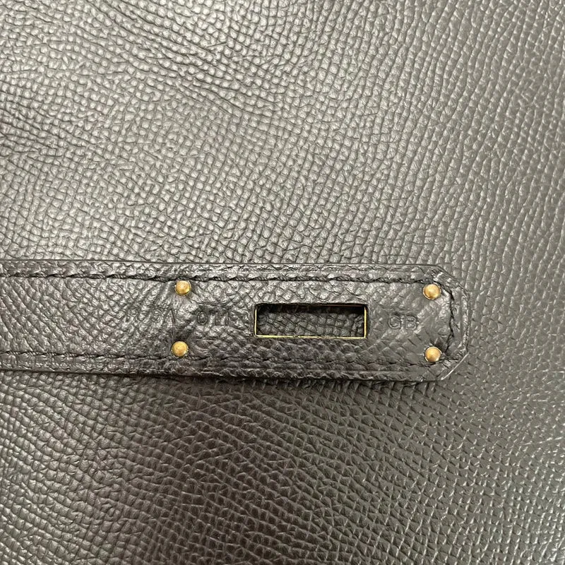 Hermès Birkin 35 Sellier Epsom Leder Schwarz 2014