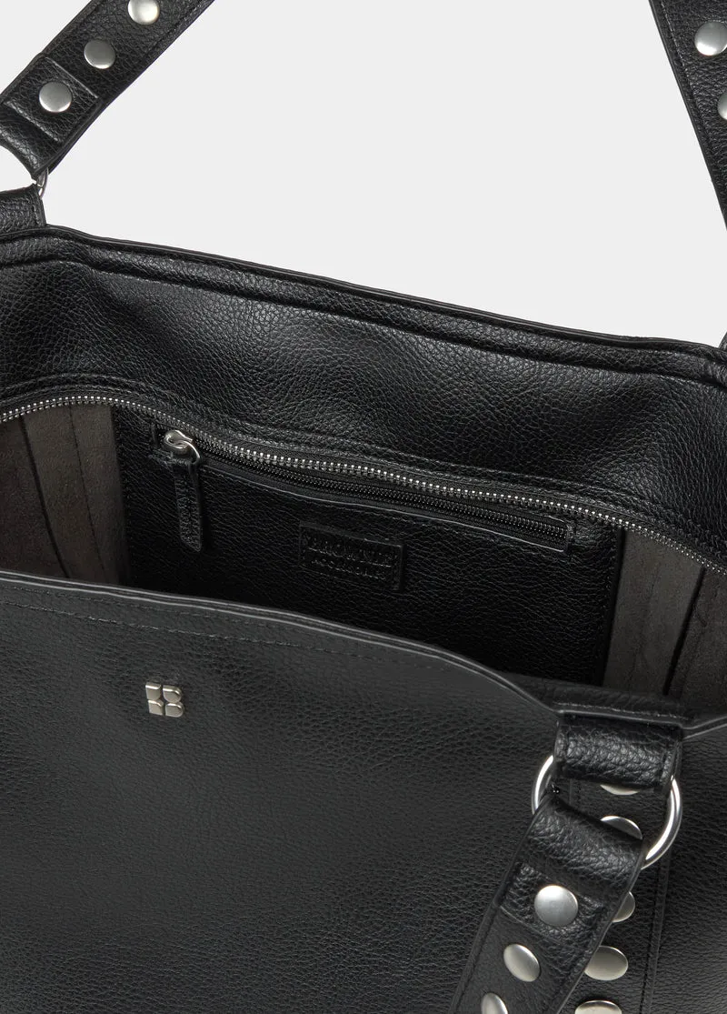 Studded shopper bag