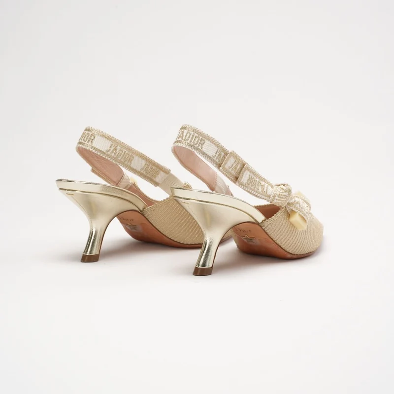 Christian Dior J 'Adior Beige Slingback Pumps Größe 38