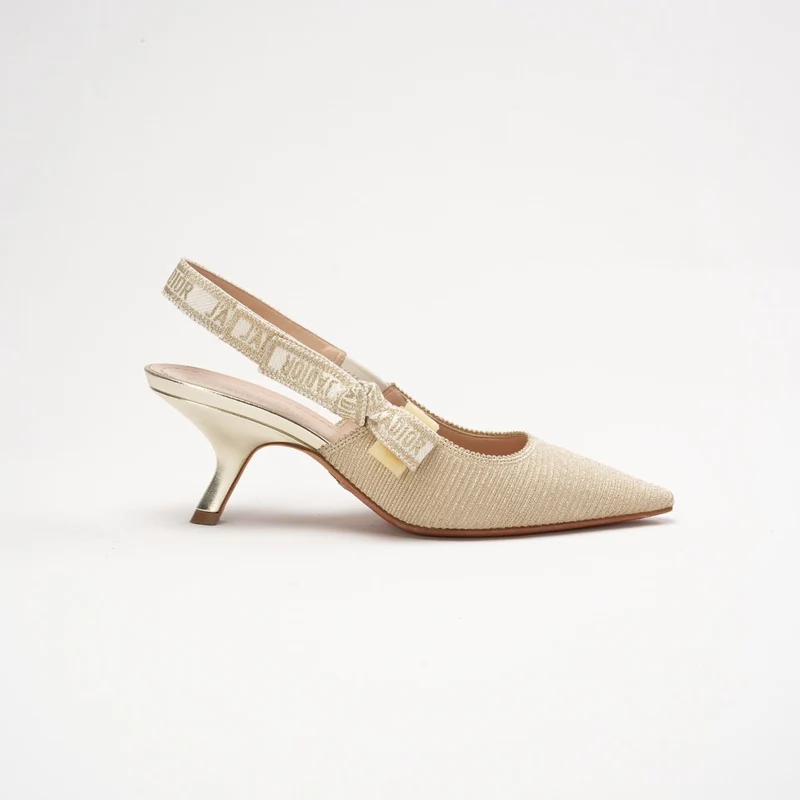 Christian Dior J 'Adior Beige Slingback Pumps Größe 38