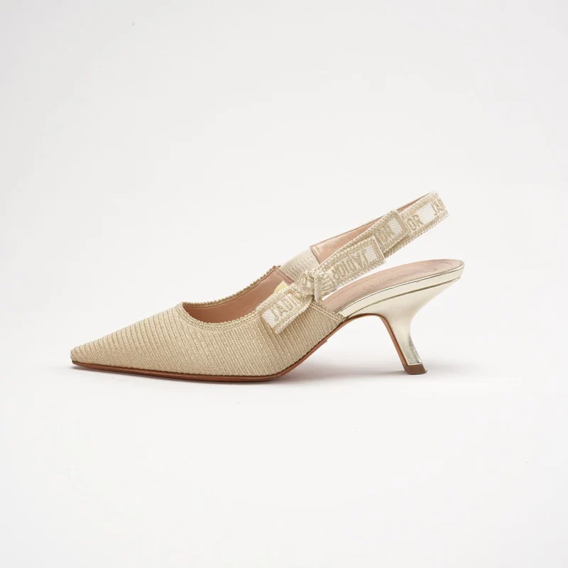 Christian Dior J 'Adior Beige Slingback Pumps Größe 38