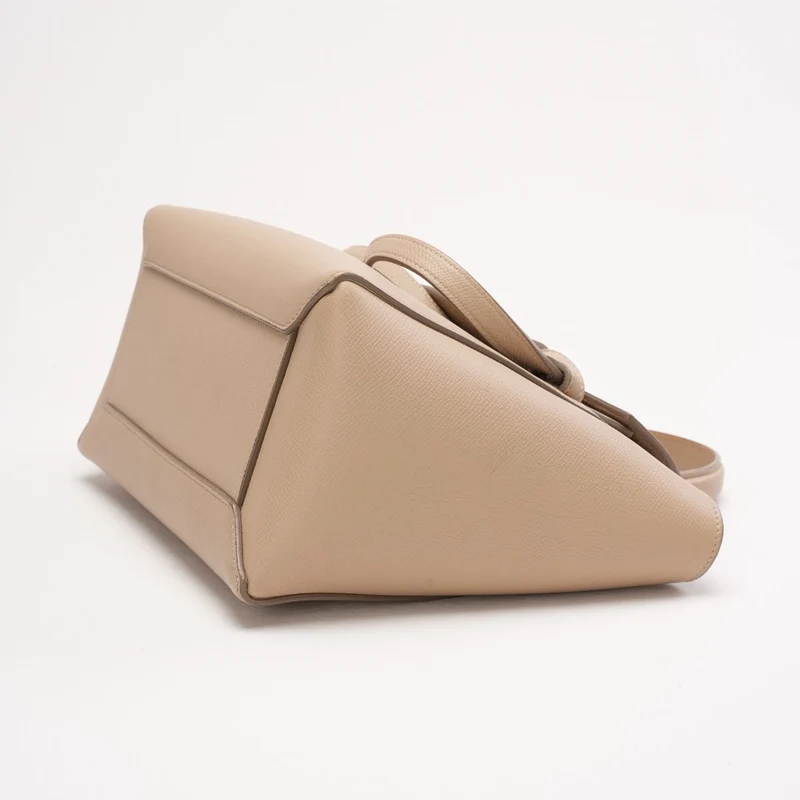 Celine Micro Belt aus genarbtem Kalbsleder, Taupe, 2017