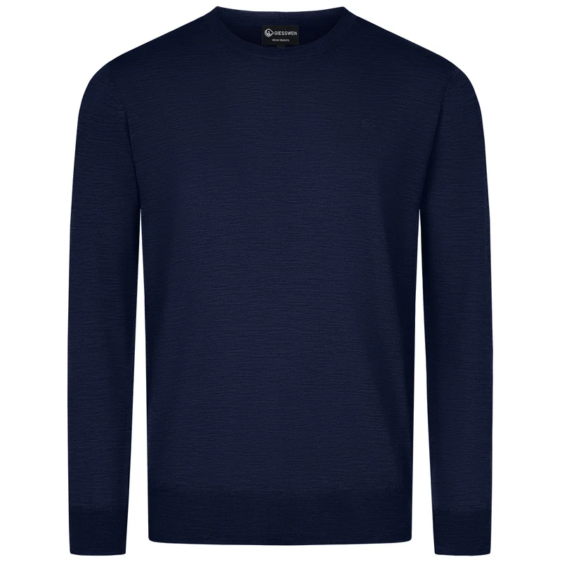 Baumwollpullover Rundhals Herren