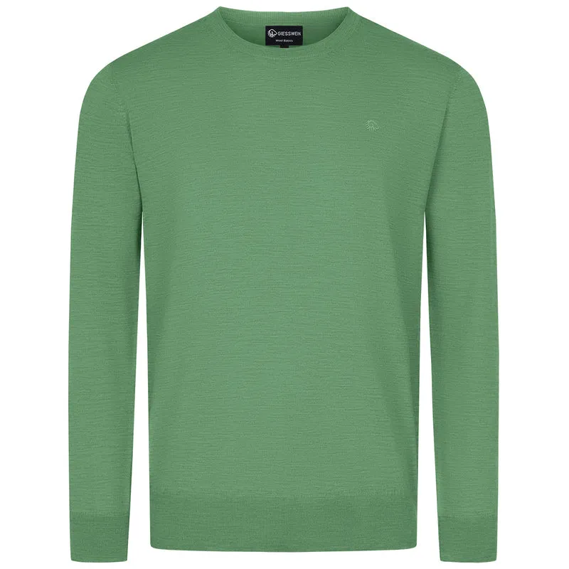Baumwollpullover Rundhals Herren