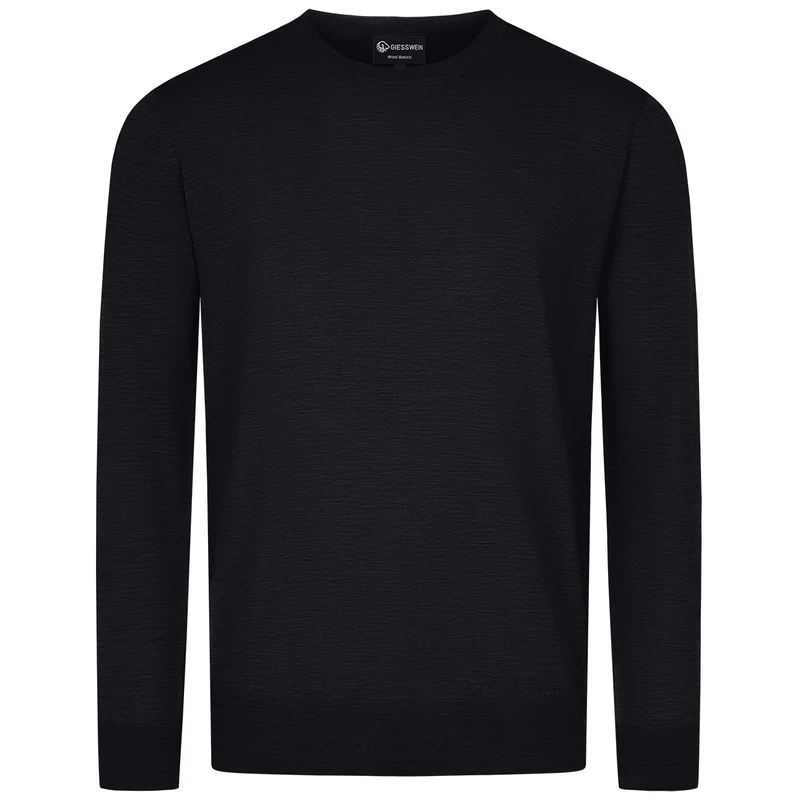 Baumwollpullover Rundhals Herren