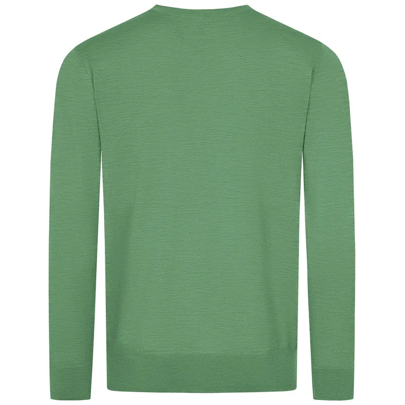 Baumwollpullover Rundhals Herren