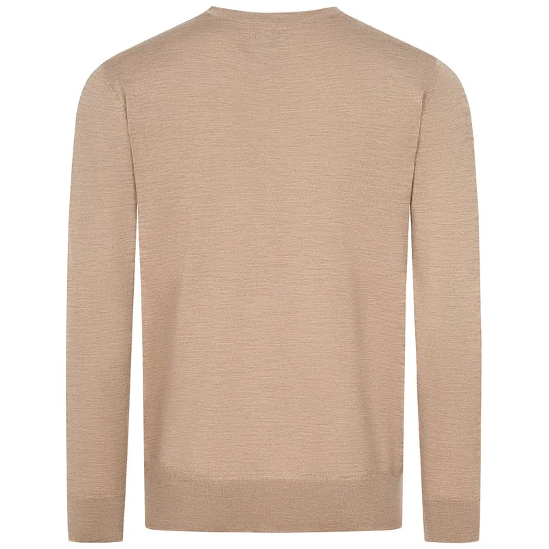 Baumwollpullover Rundhals Herren