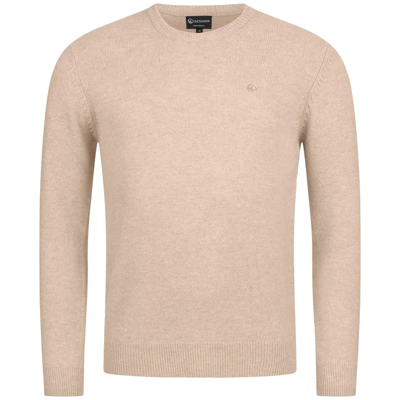 Wollpullover Rundhals Herren