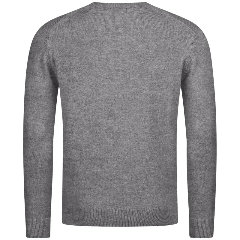 Wollpullover Rundhals Herren