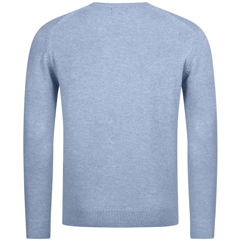 Wollpullover Rundhals Herren