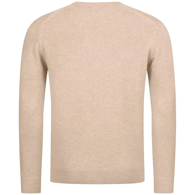Wollpullover Rundhals Herren