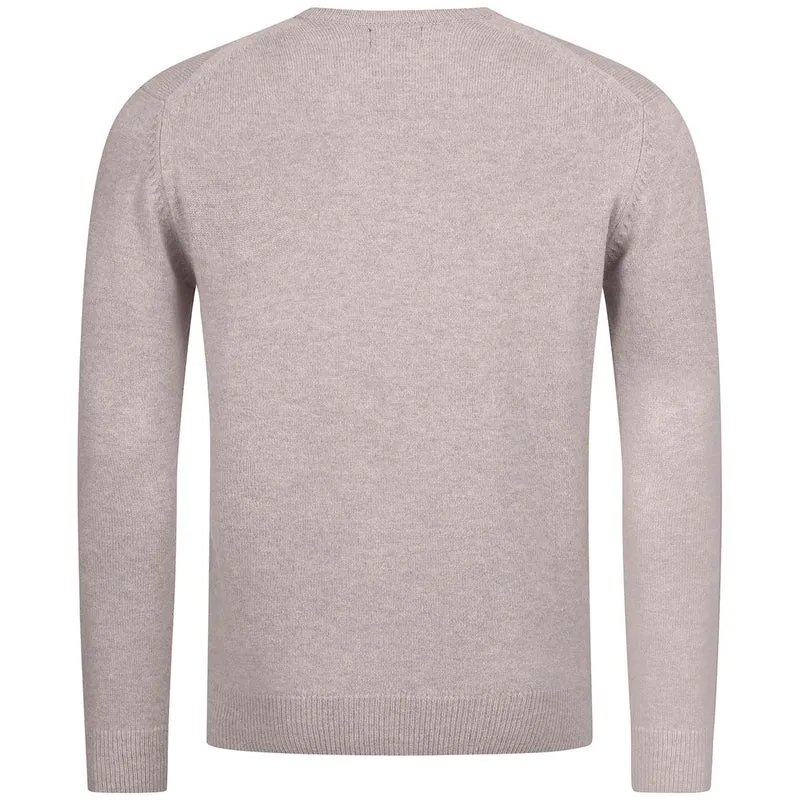 Wollpullover Rundhals Herren