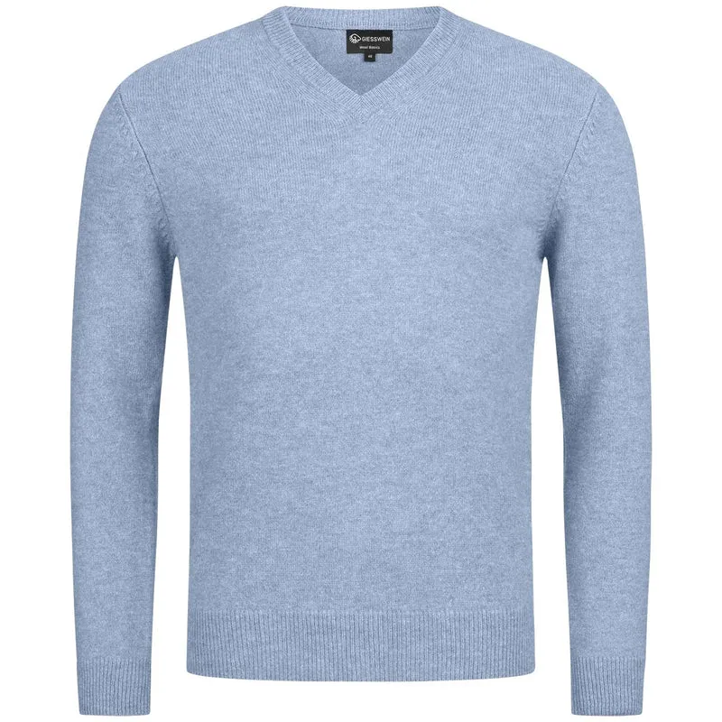 Wollpullover V-Ausschnitt Herren