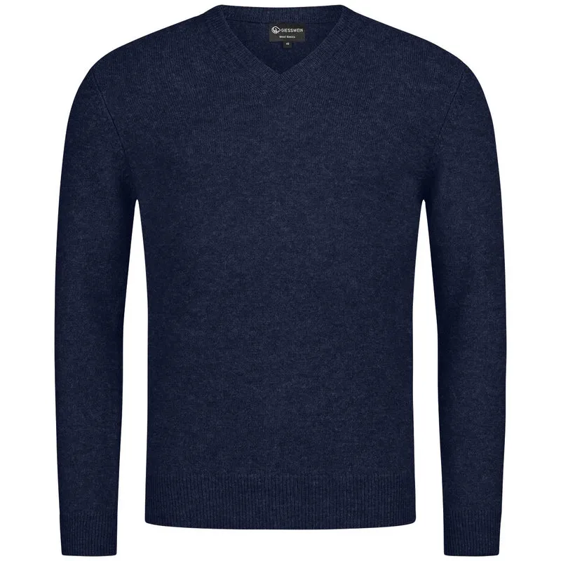 Wollpullover V-Ausschnitt Herren