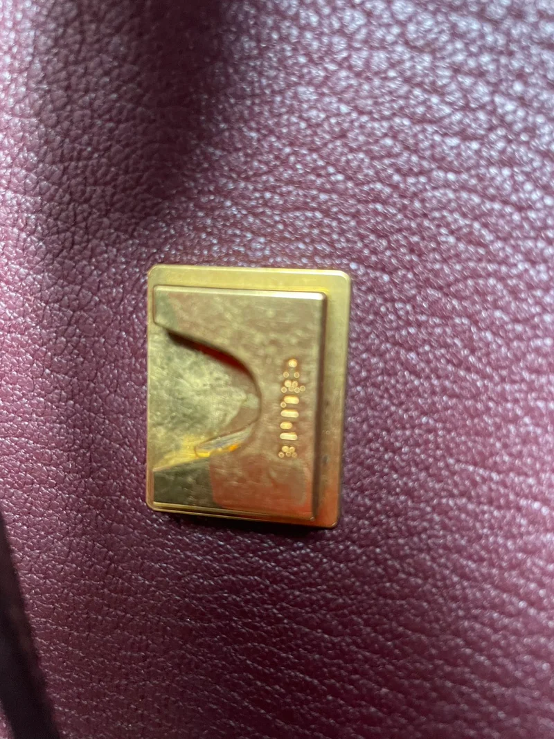 Celine Bi-Color Mini Belt Bag in Burgundy and Dark Brown Flap 2019