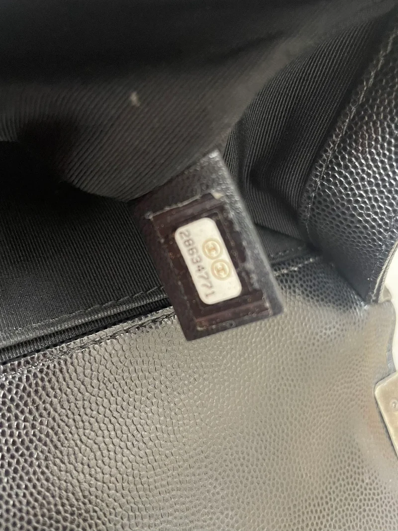 Chanel Black Caviar Quilted Medium Boy Flap Caviar 2019