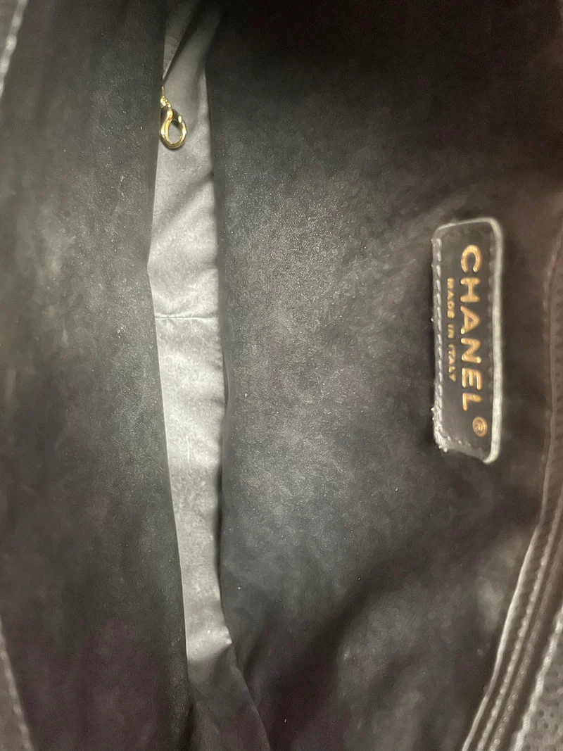 Chanel Grand Shopping Tote GST Tasche in Caviar Black 2013