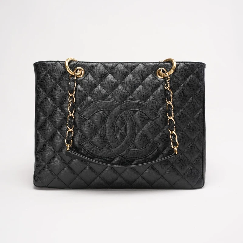 Chanel Grand Shopping Tote (GST) Caviar Black 2009