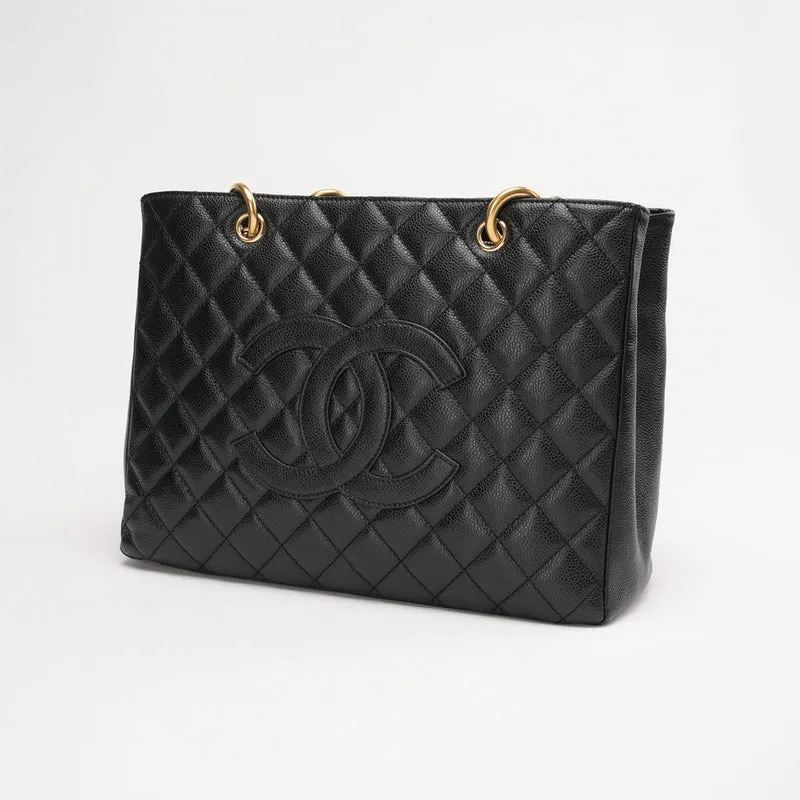 Chanel Grand Shopping Tote (GST) Caviar Black 2009