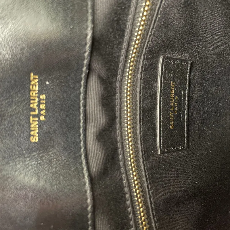 Saint Laurent LouLou Medium Leder Schwarz 2018