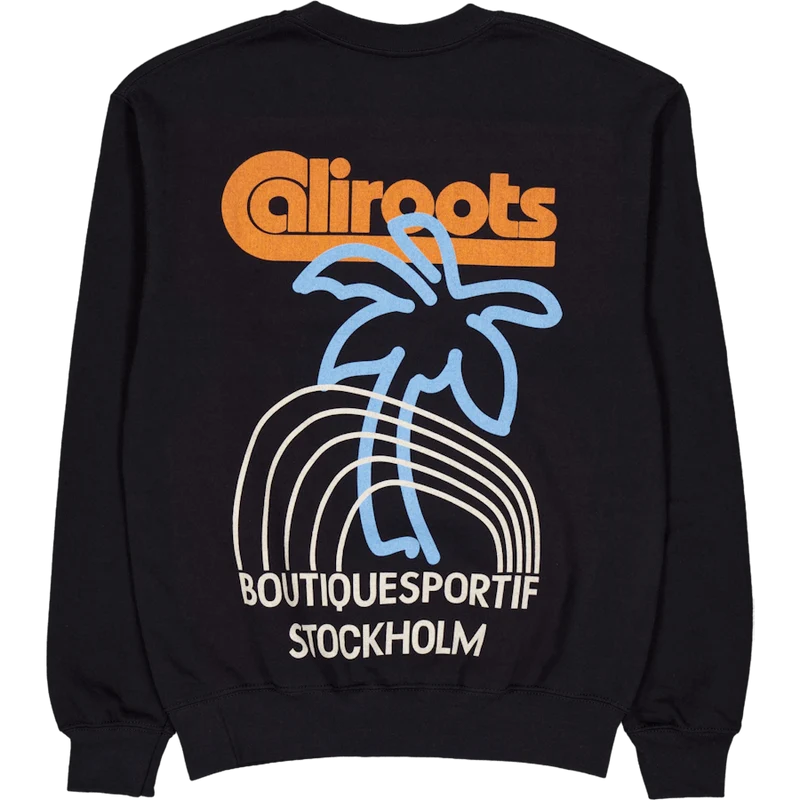 X Caliroots Palm Combo Crewnec Black