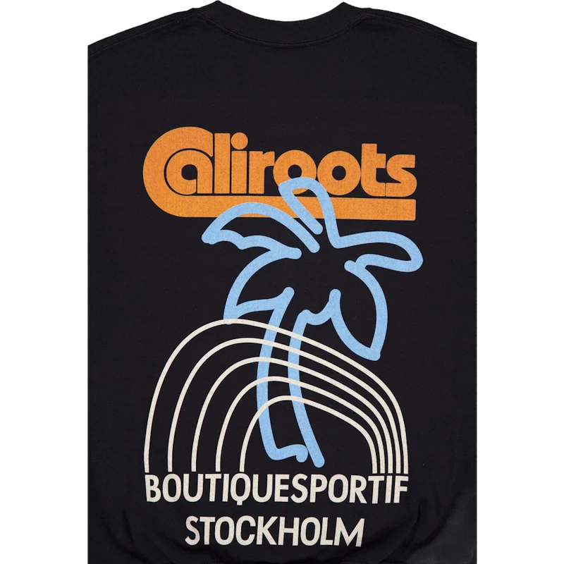 X Caliroots Palm Combo Crewnec Black
