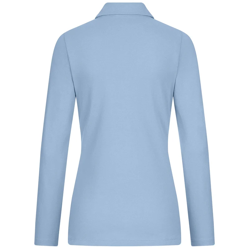 Polo Shirt Bio-Baumwolle Longsleeve Damen