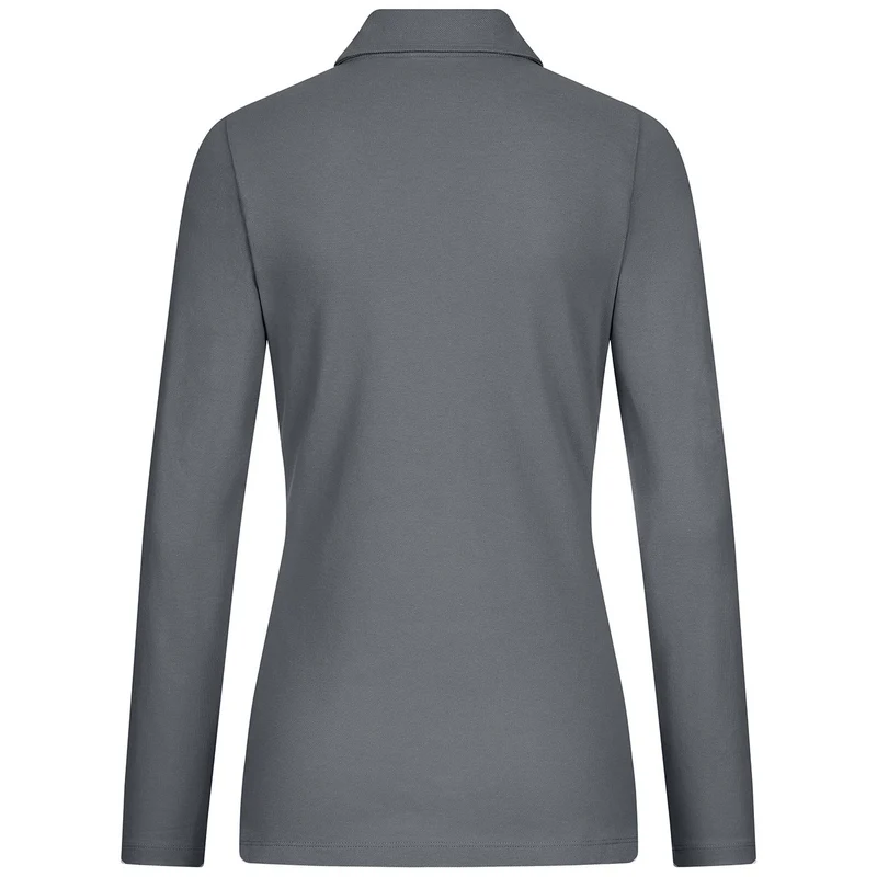 Polo Shirt Bio-Baumwolle Longsleeve Damen