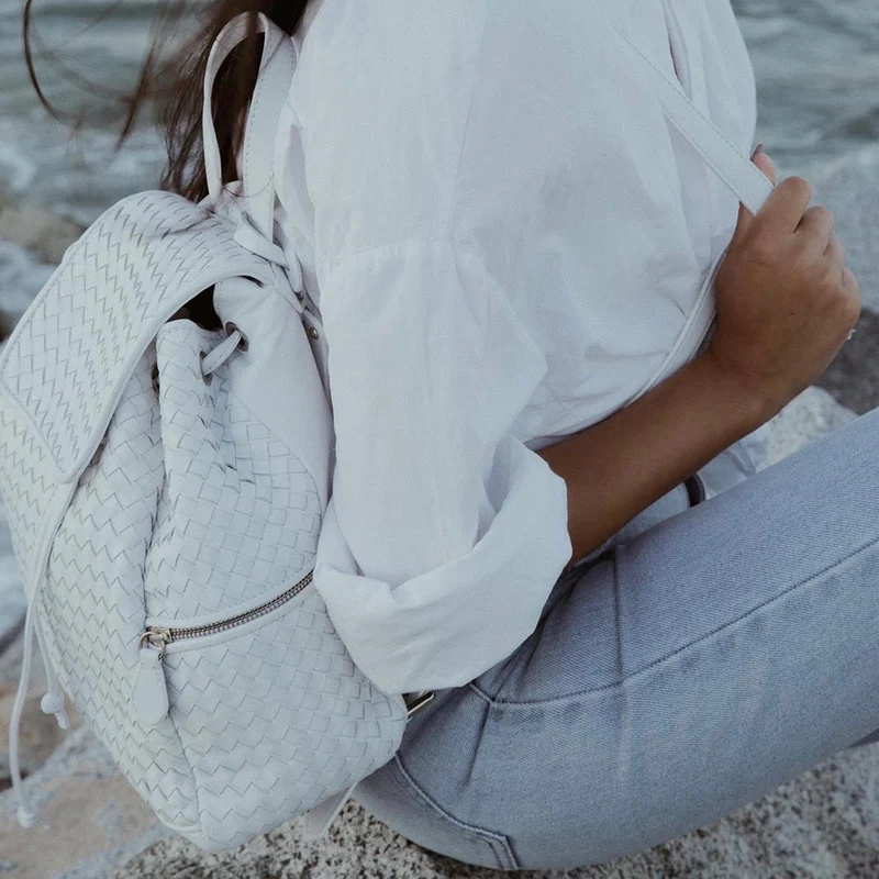The Haley Woven Backpack
