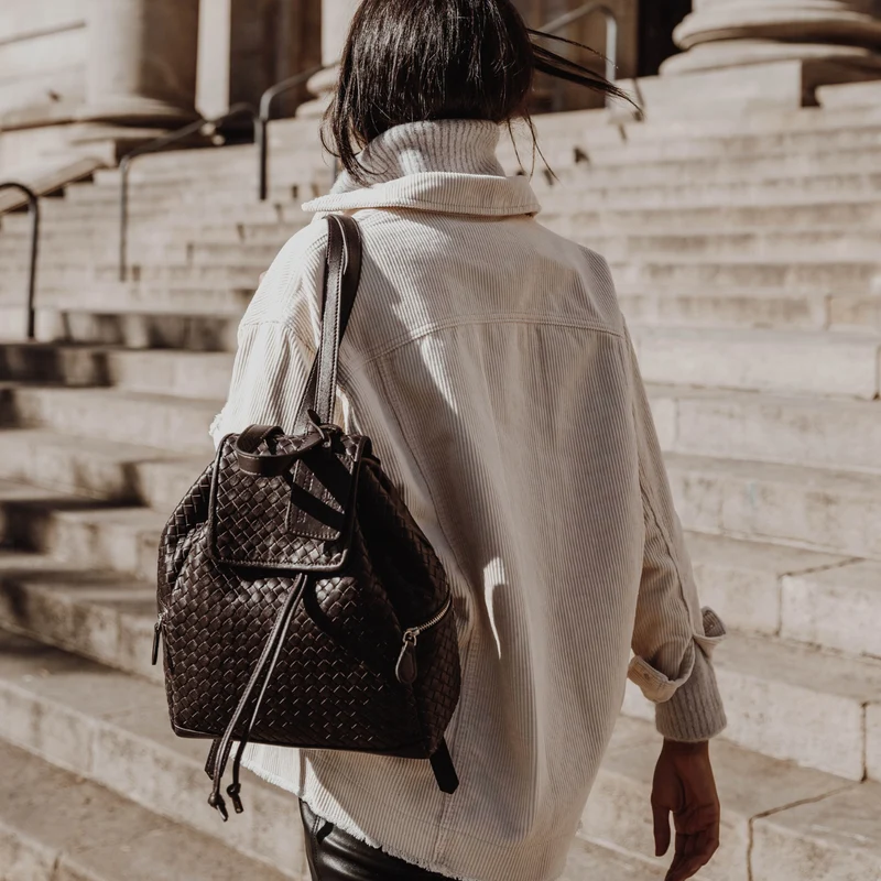 The Haley Woven Backpack