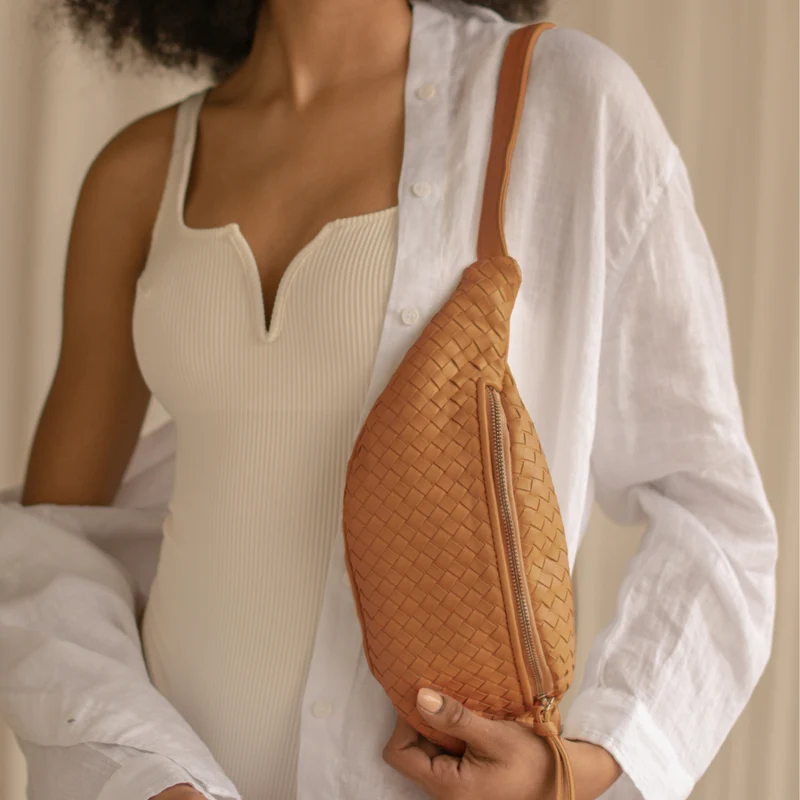 The Bianca Woven Belt Bag