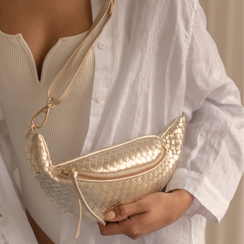 The Bianca Woven Belt Bag