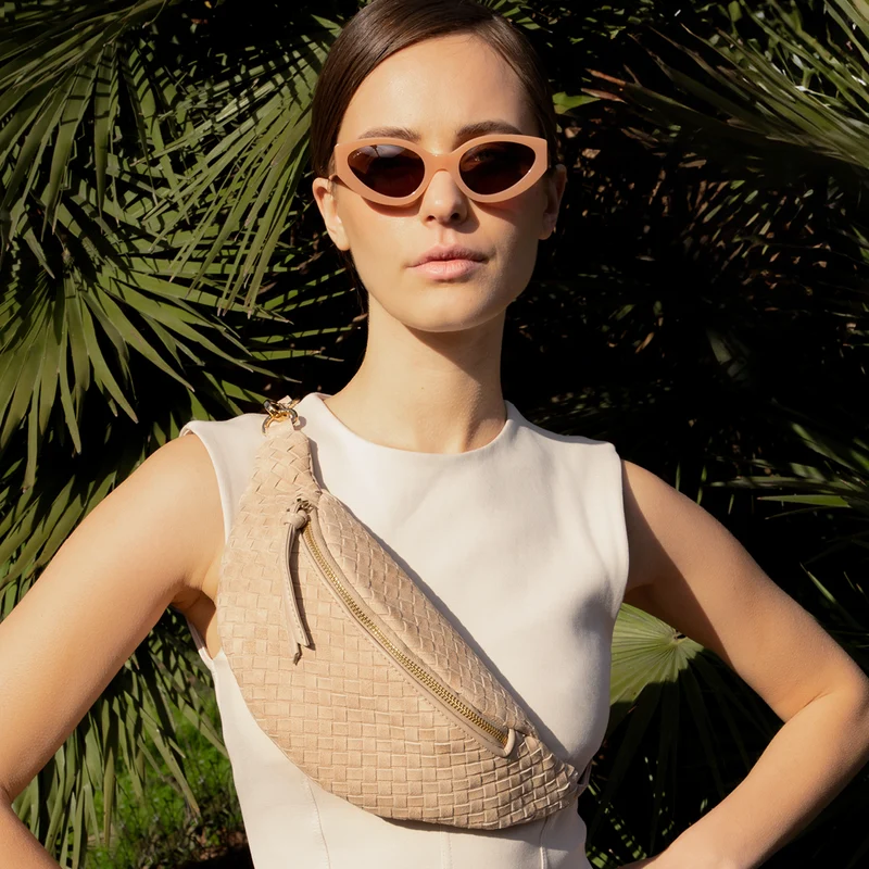 The Bianca Woven Belt Bag