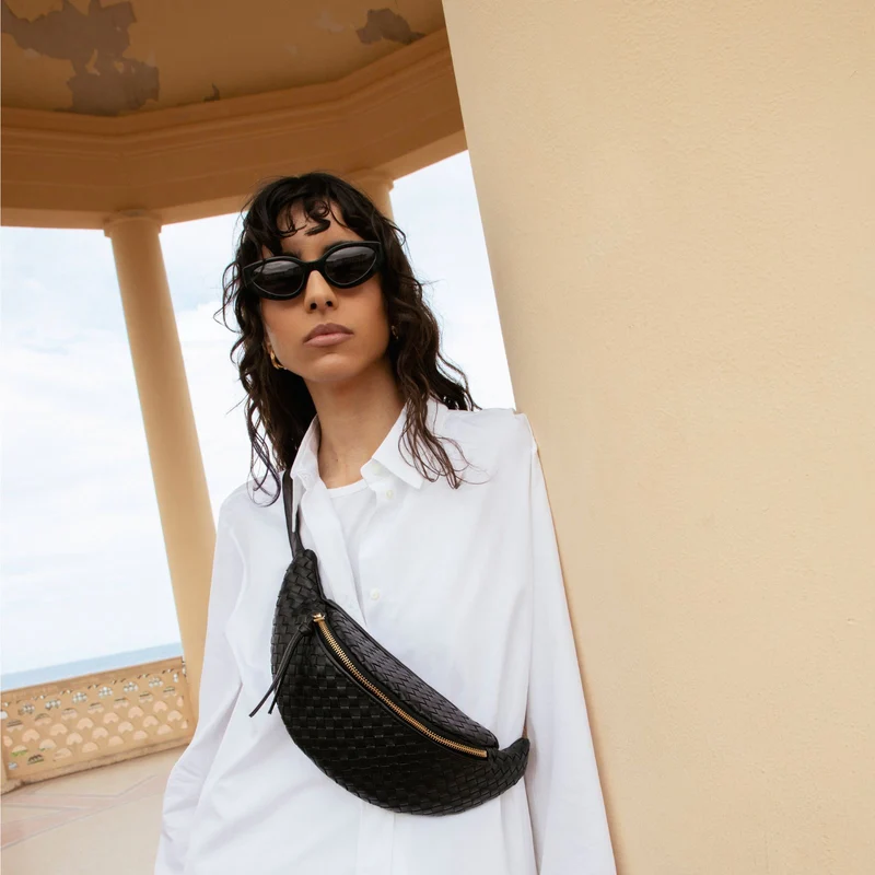 The Bianca Woven Belt Bag